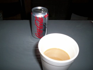 Coffe and Diet Coke