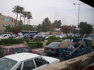 traffic jam in iraq